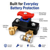 Copper Contact Battery Isolation Switch For 12V 24V DC