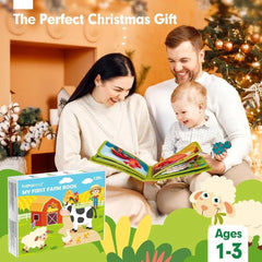 Farm Animal Felt Busy Book – Preschool Skills Toy