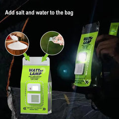 Reusable Salt Water Camping Lantern | Waterproof LED Emergency Light