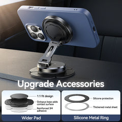 Joyroom Foldable Magnetic Car Mount - 15W Fast Wireless Charging Holder