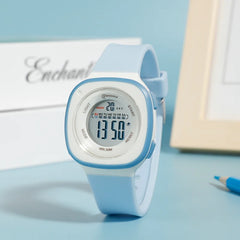 Children's Sports Watch with Alarm - Waterproof Purple Digital Wristwatch