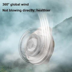 Portable Clip-on Waist Fan - Mini Bladeless Shirt Fan for Outdoor Cooling