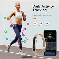 Smart Watch Fitness Tracker - IP68 Waterproof Smartwatch for Men & Women