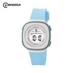 Children's Sports Watch with Alarm - Waterproof Purple Digital Wristwatch