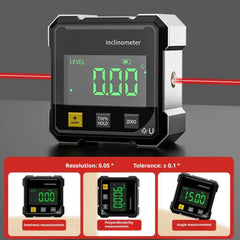 Digital Angle Finder 360° | Rechargeable Inclinometer for Woodworking