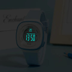 Children's Sports Watch with Alarm - Waterproof Purple Digital Wristwatch