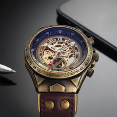 Men's Automatic Mechanical Watch | Waterproof Retro Wrist Watch