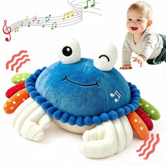 Electric Crawling Crab Toy – 40 Songs & Voice Recorder with USB Rechargeable Plush