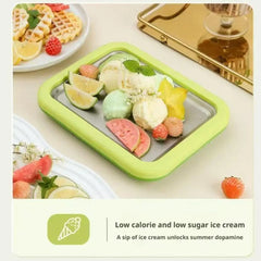 Home Ice Cream Roll Maker Machine