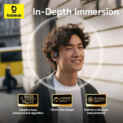 Baseus Eli 2i Fit Open-Ear Earphones | Wireless Bluetooth Sports Headphones