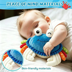 Electric Crawling Crab Toy – 40 Songs & Voice Recorder with USB Rechargeable Plush