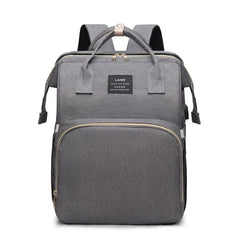 Portable Baby Bed Diaper Bag Backpack - Waterproof Maternity Travel Bag