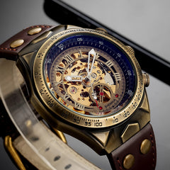 Men's Automatic Mechanical Watch | Waterproof Retro Wrist Watch