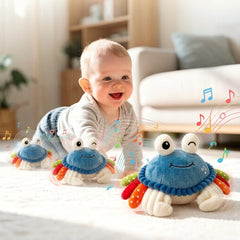 Electric Crawling Crab Toy – 40 Songs & Voice Recorder with USB Rechargeable Plush