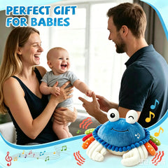 Electric Crawling Crab Toy – 40 Songs & Voice Recorder with USB Rechargeable Plush