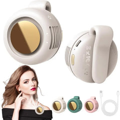 Portable Clip-on Waist Fan - Mini Bladeless Shirt Fan for Outdoor Cooling