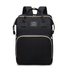 Portable Baby Bed Diaper Bag Backpack - Waterproof Maternity Travel Bag