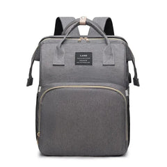 Portable Baby Bed Diaper Bag Backpack - Waterproof Maternity Travel Bag