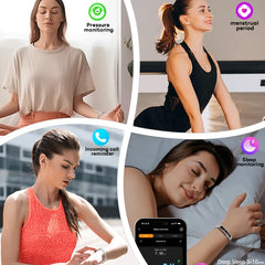 Smart Watch Fitness Tracker - IP68 Waterproof Smartwatch for Men & Women