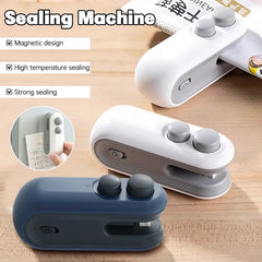 2-in-1 Handheld Heat Sealer & Cutter - Rechargeable Mini Plastic Bag Sealer