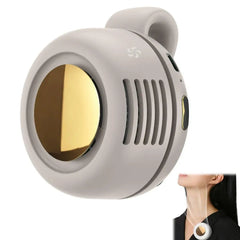 Portable Clip-on Waist Fan - Mini Bladeless Shirt Fan for Outdoor Cooling