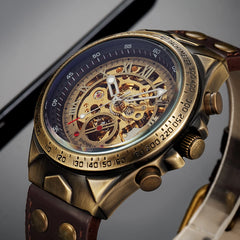 Men's Automatic Mechanical Watch | Waterproof Retro Wrist Watch