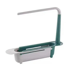 Kitchen Sink Sponge Holder – Telescopic Adjustable Rack | Space Saving