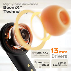 Bluetooth 5.4 TWS Earphones | Dual Mic ENC Noise Cancelling Earbuds