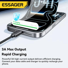 Essager 4-in-1 Fast Charging Cable Kit | Portable Multi-USB Travel Adapter