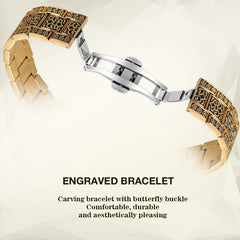 Forsining Retro Skeleton Watch | Men’s Engraved Mechanical